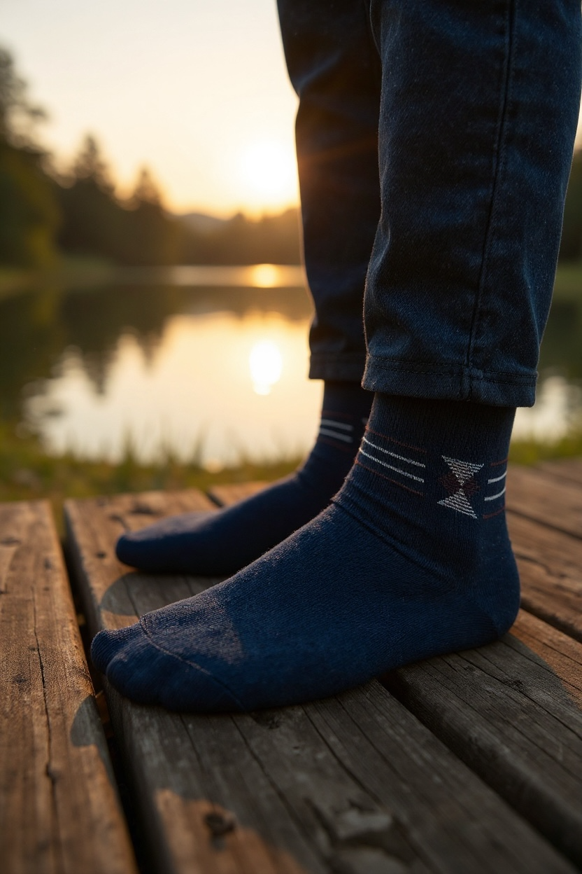 Erkek 6’lı Pamuklu Lacivert Soket Çorap Seti