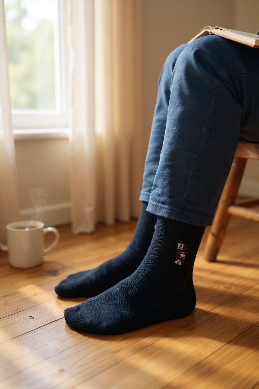 Erkek 12’li Havlu Pamuklu Soket Çorap Seti Siyah Lacivert Füme Kışlık Kalın Doku