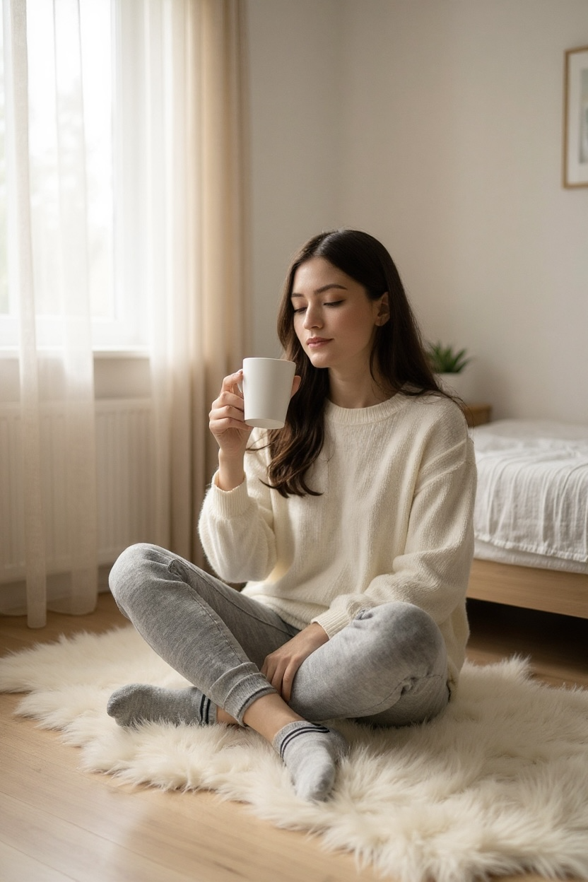 DualStripe Çizgili Siyah-Gri Kadın ve Erkek Patik Çorap – 12’li Paket